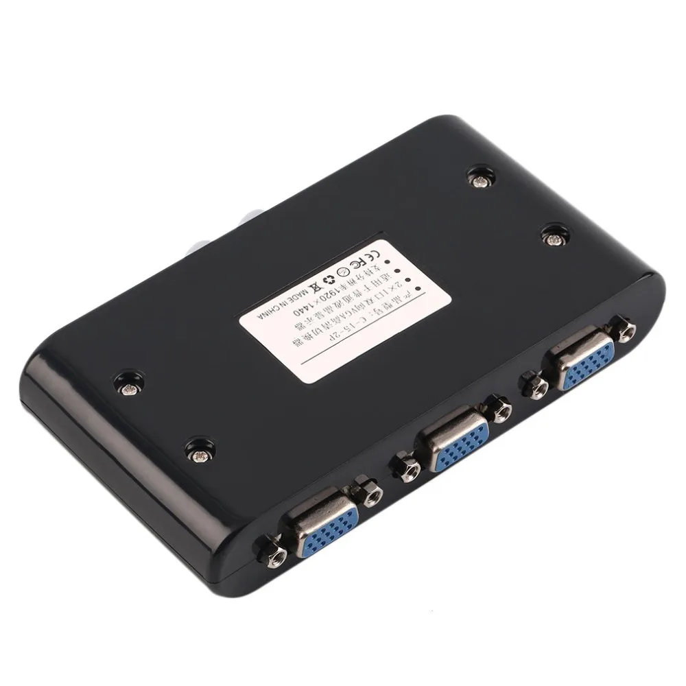 Переключатель kebidumei 2 в 1 оригинальный VGA/SVGA ручной для ЖК-ПК высокое качество |