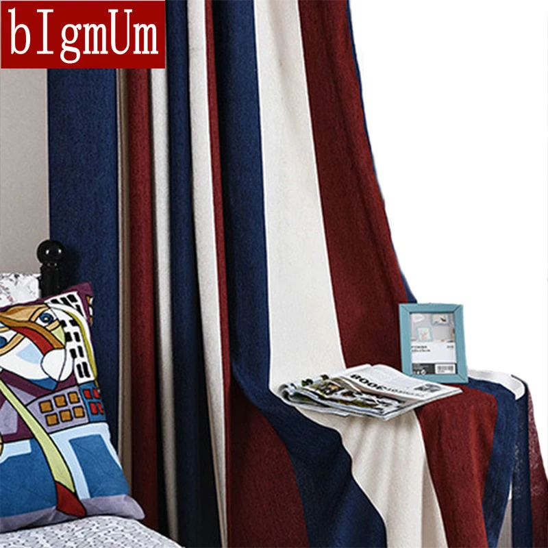 Вертикальные занавески bIgmUm из синельной ткани 70%-90% затеняющие шторы для гостиной