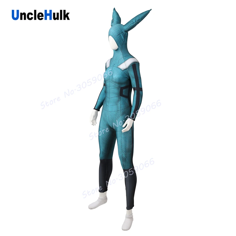 Комбидресс из спандекса с заячьими ушками костюм для косплея на Хэллоуин | UncleHulk