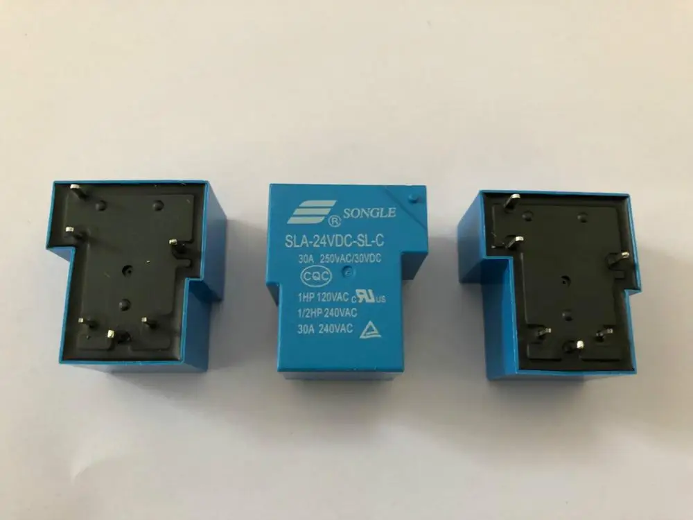 Мощность реле SLA-05VDC-SL-C SLA-12VDC-SL-C SLA-24VDC-SL-C 5 В, 12 В, 24 В постоянного тока, 6Pin PCB реле 30A