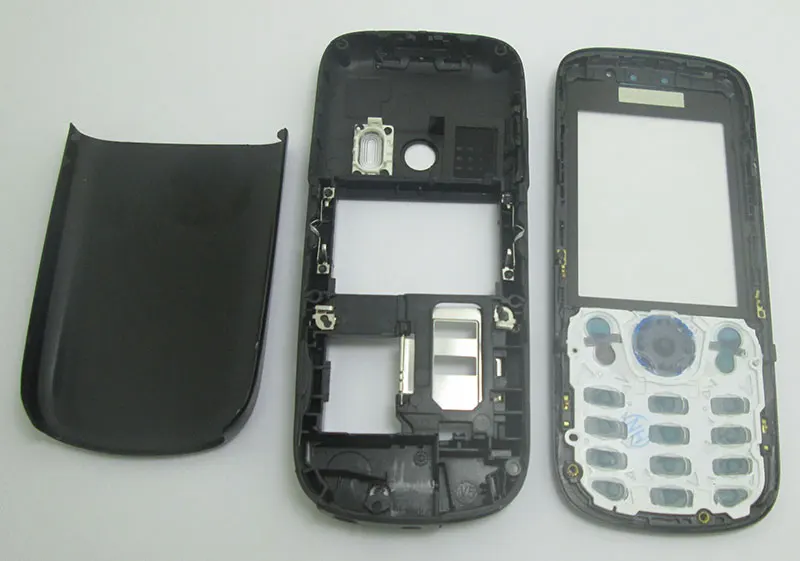 Металлический корпус Classia панель клавиатура для Nokia 6303 6303c серебристый