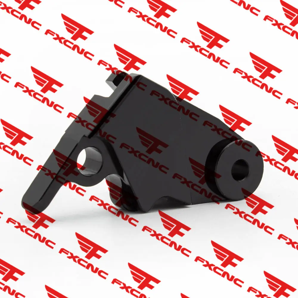 

Алюминиевый Рычаг сцепления для мотоцикла Honda Kawasaki с ЧПУ адаптер с левой боковой головкой кронштейн для крепления аксессуары для мотоциклов