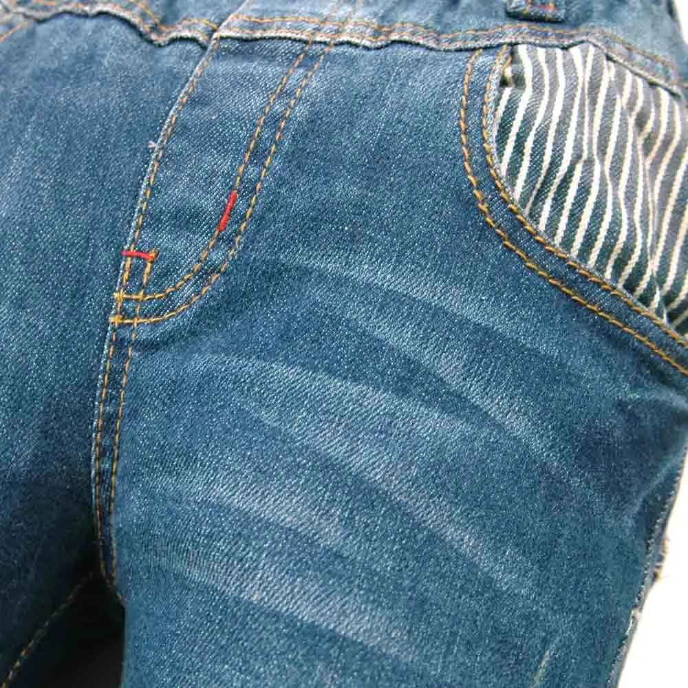 Зимние джинсовые штаны детские приталенные костюмы для мальчиков флисовые