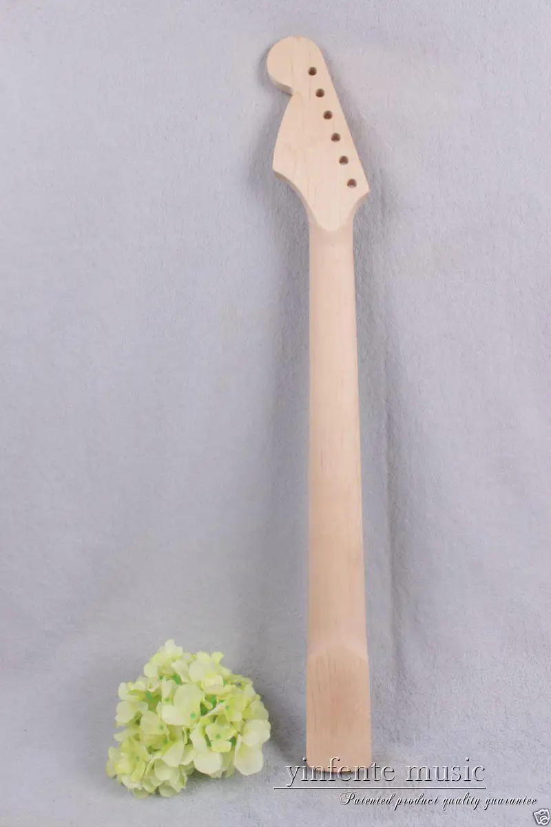 Гриф для электрогитары клен 24 лада 25 5 дюйма анкерный стержень с розовым грифом 1