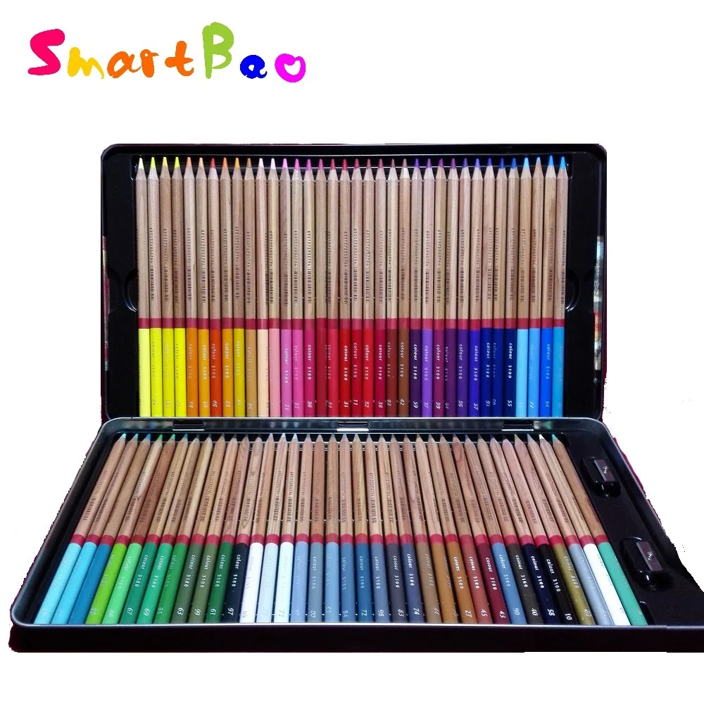 72 цвета ed карандаши для рисования набор цветных карандашей детей с блестящими