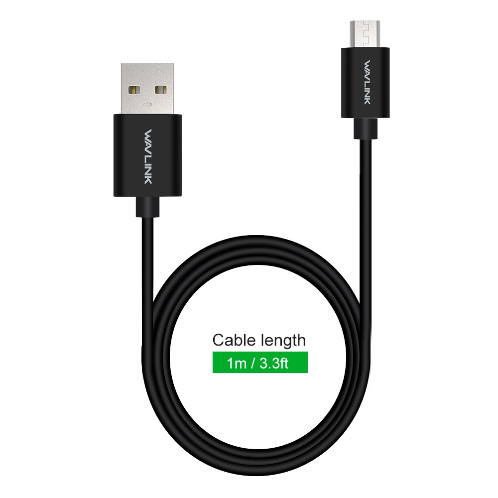 Wavlink USB Cable Chager Charging Cord Sync Data Adapter High Quality HTC 3.3ft/1m for Computer Laptop Android Tablets |