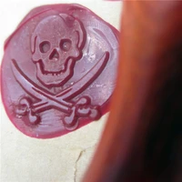 diy skull customize name box set personalized lettersealing wax wedding wax seal stamp custom invitations envelop card