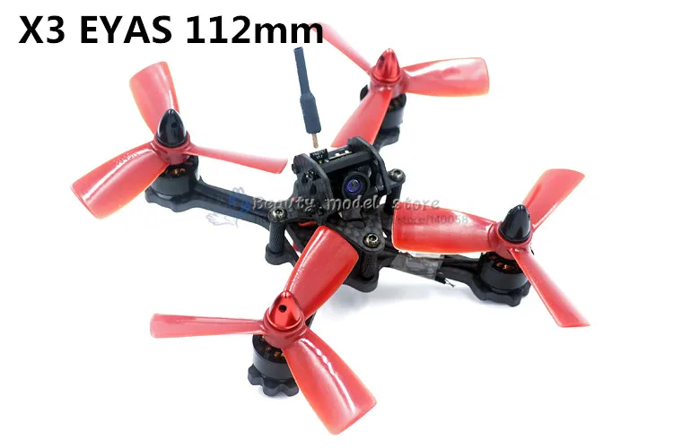 FPV DIY Mini 112 мм рамка мини Бесщеточный X3 EYAS мультироторная Гоночная рама 1306 из