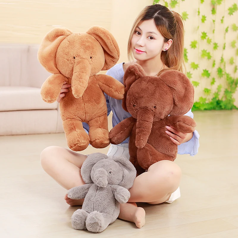 Huggable и супер милая мягкая плюшевая игрушка-животное для детей слон игрушка сна |