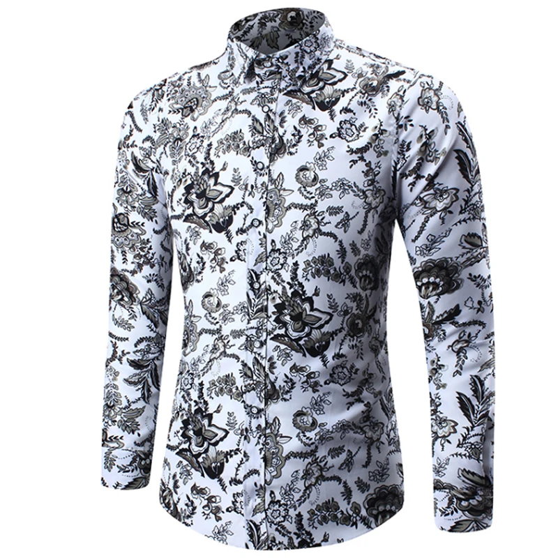 Мужская рубашка с длинным рукавом Camisa Masculina 16 видов цветов приталенная из хлопка