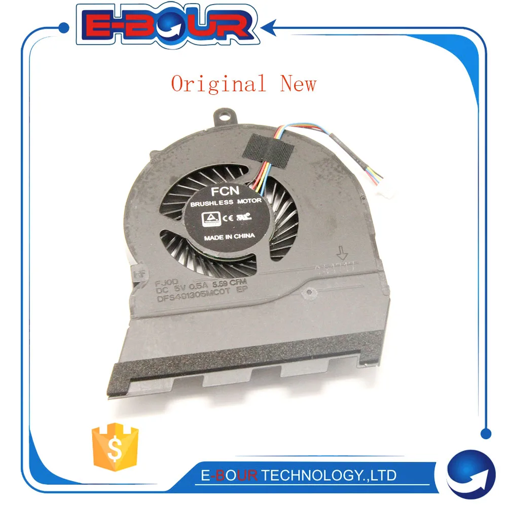 10 парт/лот новый оригинальный вентилятор для процессора ноутбука Dell Inspiron 15 6 &quot15