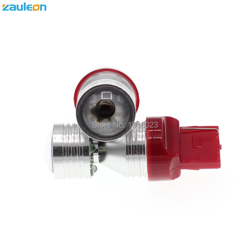 Zauleon 2 шт. T20 7440 7441 W21W красный светодиодный фонарь для замены автомобиля Высокая