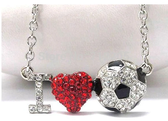 Быстрая продажа модные ожерелья-подвески с родиевым покрытием и кристаллами для