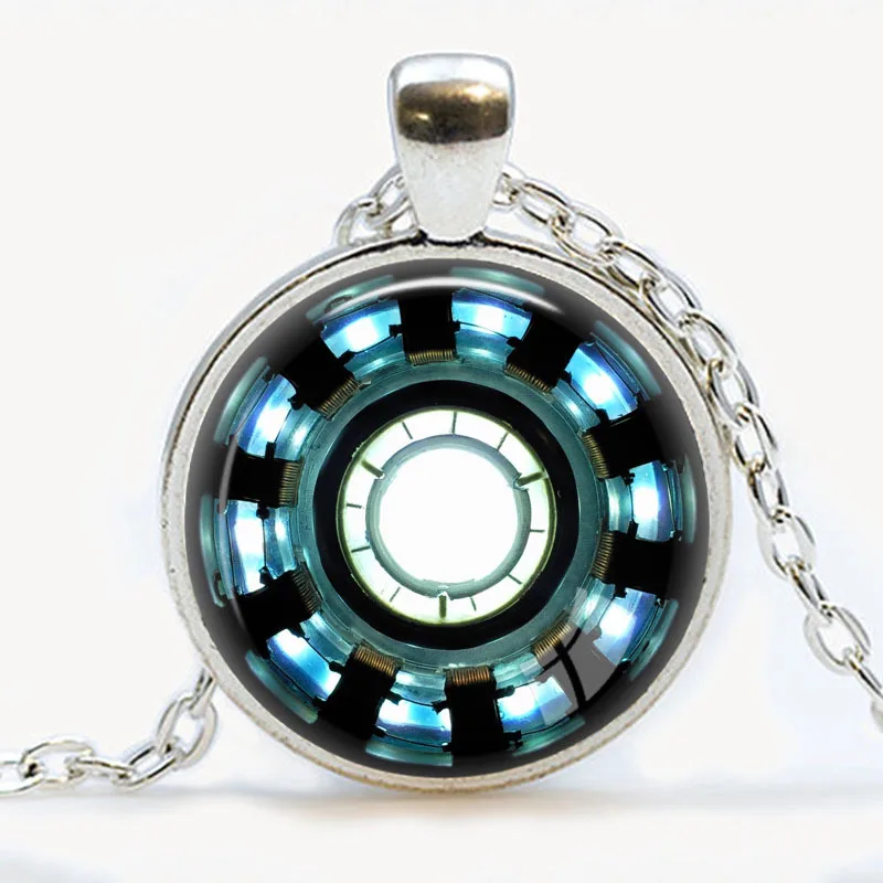 Ручной работы Железный человек цепочки и ожерелья дуги реактора кулон Тони Старк