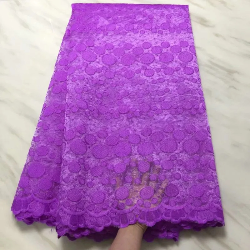 very beautiful purple French Lace Fabric High Quality With Nigerian Embroidery Tulle fabric ff16121 | Дом и сад
