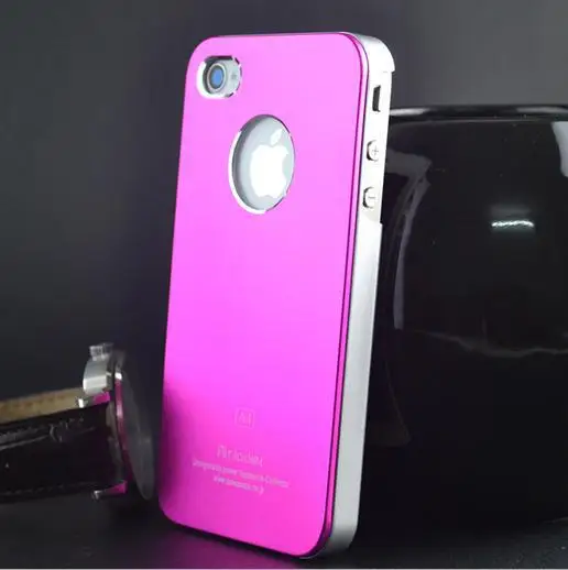 10 шт./лот алюминиевый воздуха куртка A4 чехол для iPhone 4S ультратонкий красочные