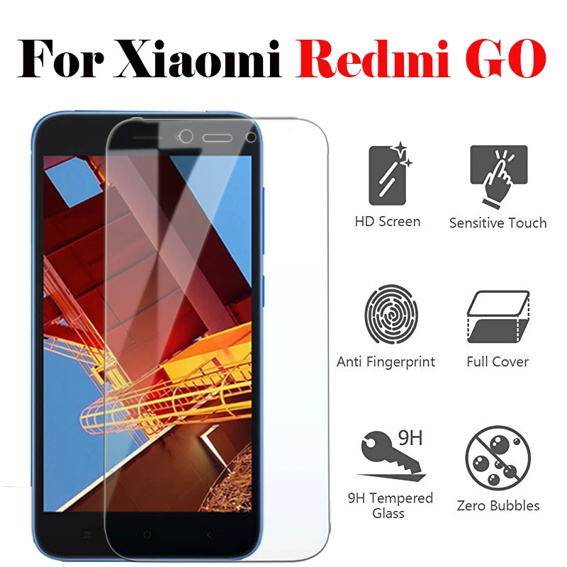 Закаленное стекло для Xiaomi Redmi Go защитное красного цвета mi G o Redme защитная пленка