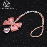 miyocar any name can make colorful bling rhinestone pacifier clip holder holder unique gift for baby