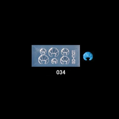 034 134 узоров 3D акриловые формы для украшения ногтей силиконовые формы для дизайна ногтей шаблоны шаблон формы декор для ногтей, салон DIY дизайн - Цвет: 034