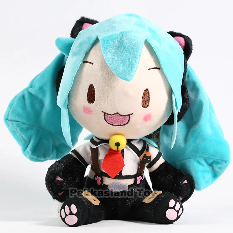 Kawaii Hatsune Miku плюшевые куклы, игрушки Аниме, мягкие куклы Hatsune Miku, мягкая подушка, детские подарки на день рождения для девочек