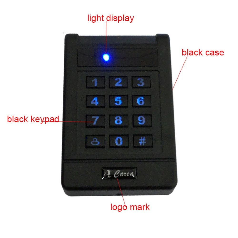 CR 3105A Бесплатная доставка Carea 1000 пользователя приближения WG26 RFID 125 кГц EM карта