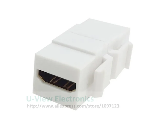 NCHTEK белый цвет HDMI 1 4 защелкивающаяся Женская к женскому F/F трапециевидная
