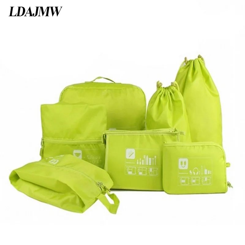 

LDAJMW Travel Case Toiletry Storage Bag Set Clothes Tidy Organizer Pouch Suitcase Handbag Home Closet Divider Drawer Organiser