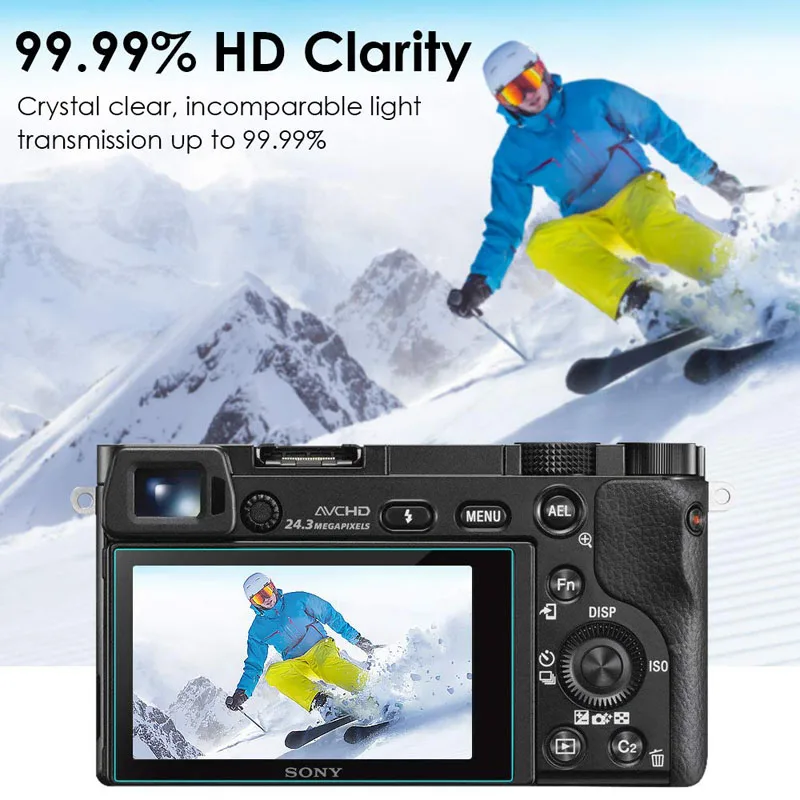 Защитная пленка для экрана и наглазник совместима с Sony DSLR Alpha A6500 комплект из