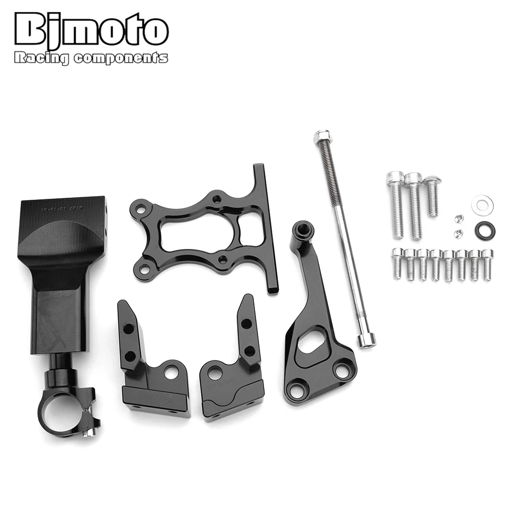 Bjmoto мотоциклы mt07 mt 07 Регулируемый рулевой демпфер кронштейн для крепления Yamaha MT-07
