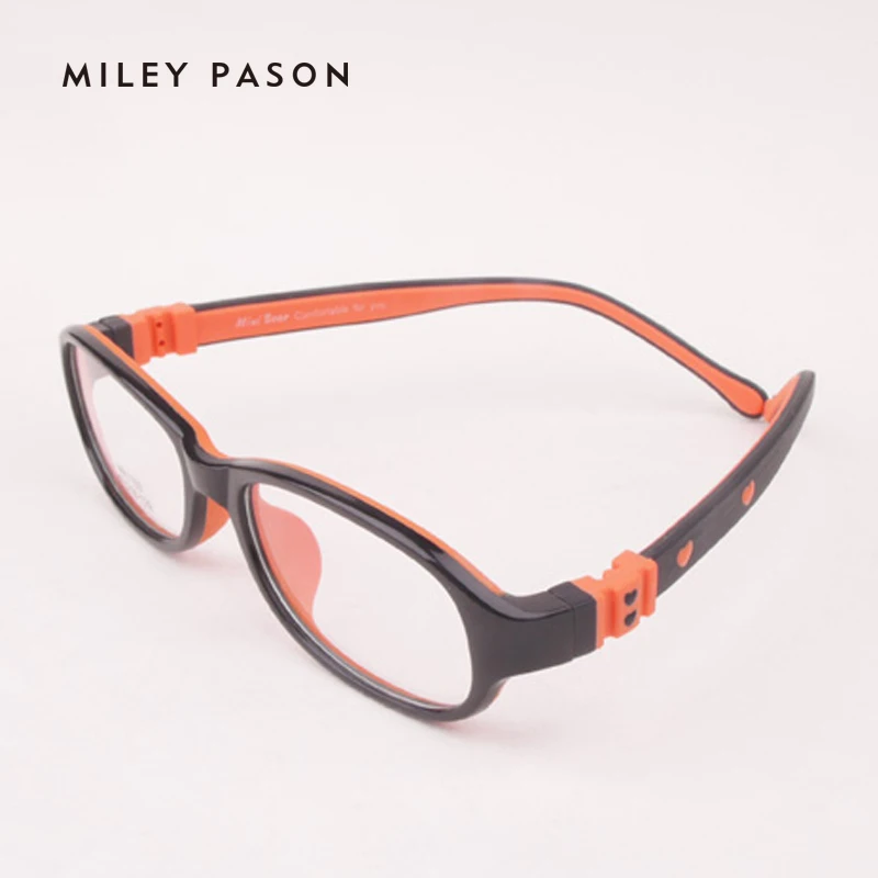 Детские пластиковые ультралегкие гибкие очки TR90 детские из мягкого силикагеля с