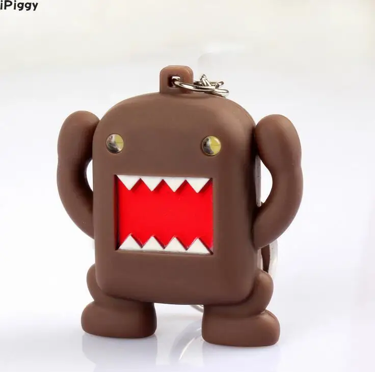 IPiggy Ультра-яркий светодиодный Симпатичный мини Домо Кун фигурку игрушки брелок с