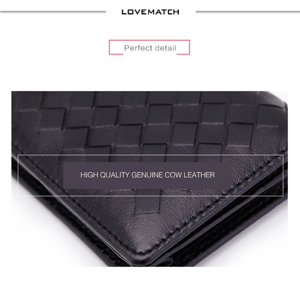 Fashion Men Sheepskin Leather Mini Wallets Women Business Credit Card Holder ID Pocket Hasp Simple Travel Wallet Coin Purse