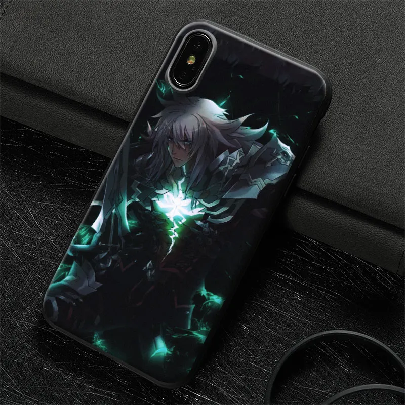 Siegжареный Fate большой заказ закаленное стекло Мягкий силиконовый чехол для