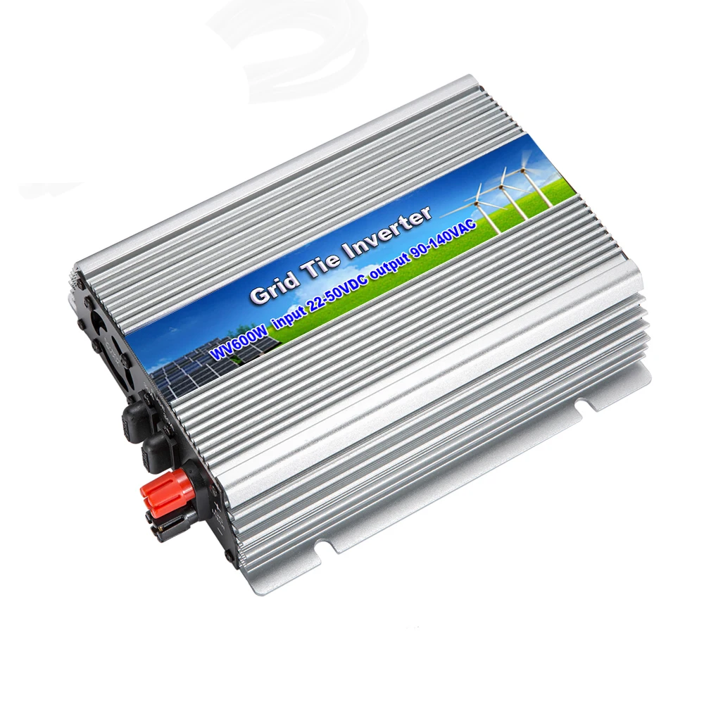 MAYLAR @ Input22-50VDC 600 Вт Сетка галстук чистая синусоида инвертор Output90-140VAC 50 Гц/60 Гц для