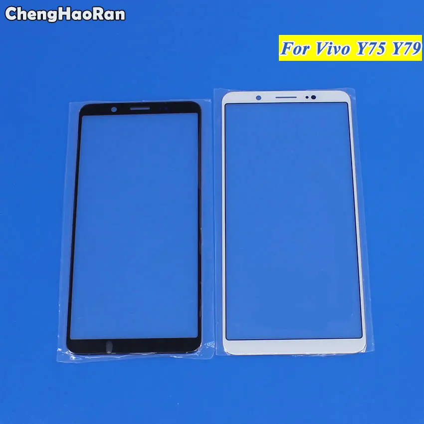 ChengHaoRan белый черный для Vivo Y75 Y79 Переднее стекло сенсорный экран LCD внешняя панель