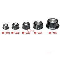1pc potentiometer knob cap mf a01 a02 a03 a04 a05 effect device knob aluminum bakelite supporting rv24 use potentiometer czyc