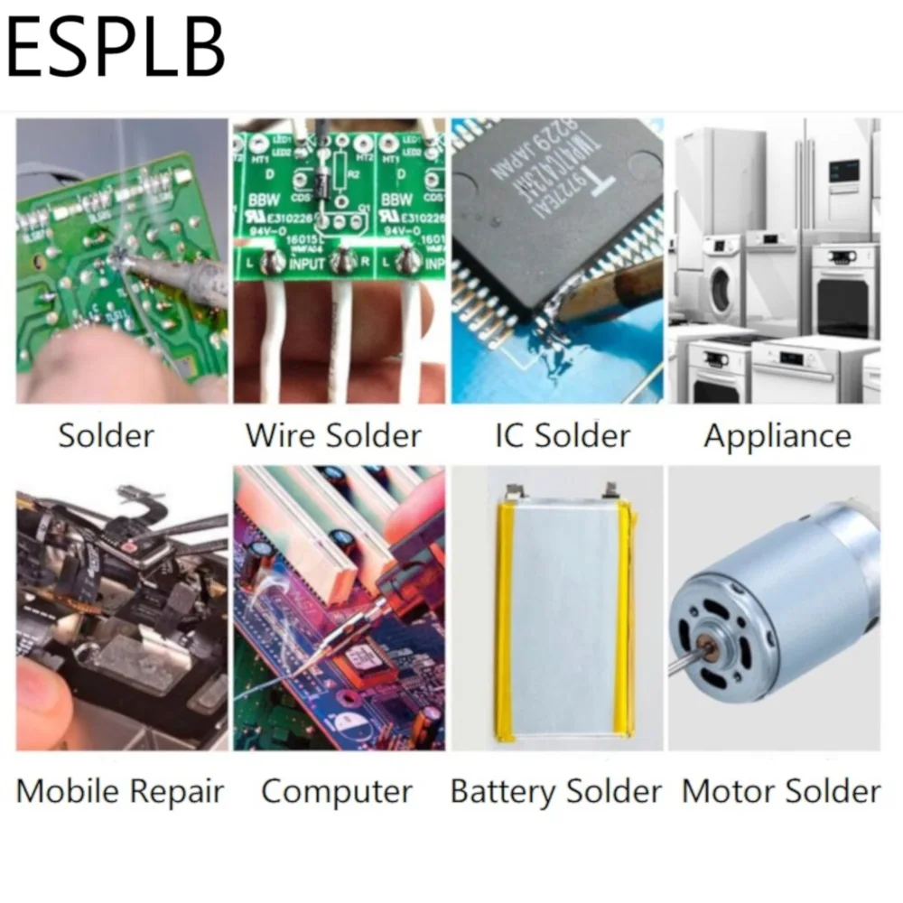Esplb 500G 0,5/0,6/0,8/1,0/1,2/1,5/2,0 мм бессвинцовый припой проволока олова сварки паяльник для подключения к канифольное ядро припоя Sn99.3 Cu0.7