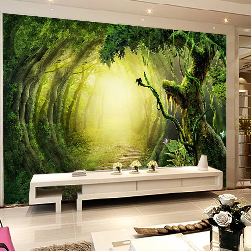 3d обои на заказ 3D стереоскопические ТВ фон фрески papel de parede|wallpaper natural wallpaper wall