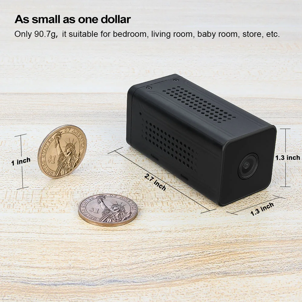 Оригинальная мини камера 2 Мп с Wi Fi Full HD 1080P Спортивная цифровая видеокамера