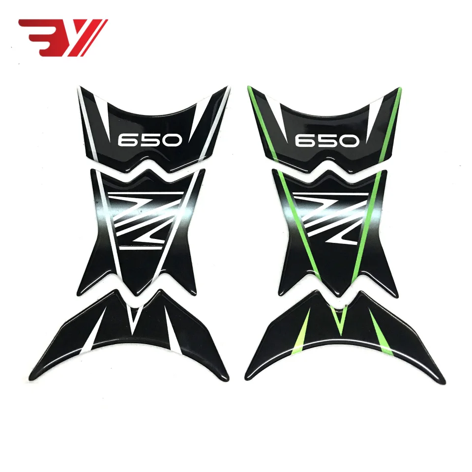 Стиль аксессуары для мотоциклов 3D танк Pad Защитная Наклейка для Kawasaki Z650 z650 Z 650