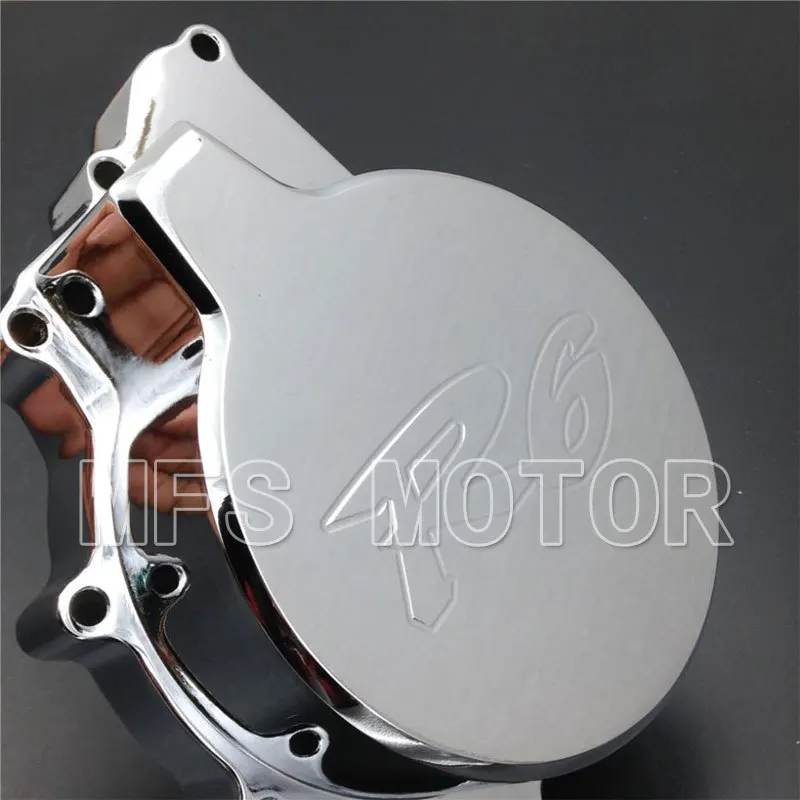 

Motorcycle Part Left side Engine Stator cover For Yamaha YZF R6 YZF-R6 1999 2000 2001 2002 Chrome