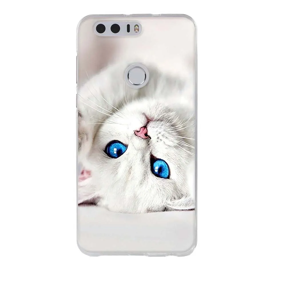 Мягкий чехол из ТПУ для huawei Honor 8, FRD-L19, FRD-L14, 5,2 дюйма, силиконовый чехол для задней панели телефона, чехол для huawei Honor 8, чехлы, оболочка