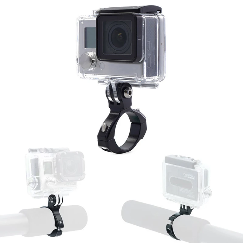 Регулируемый Алюминиевый зажим на руль велосипеда для камеры Hero 4 3 + 2 1|Чехлы