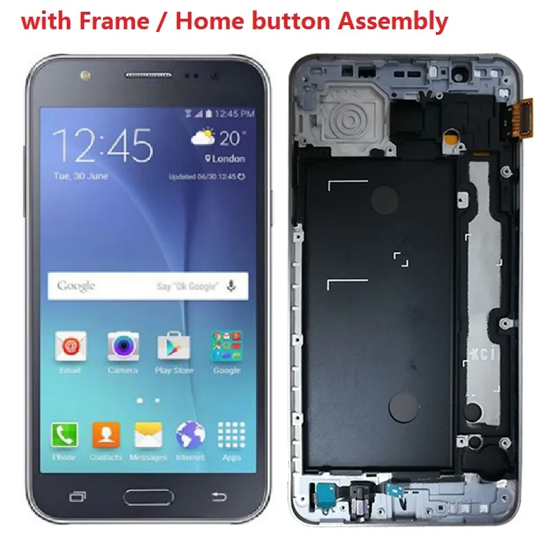 Сенсорный ЖК экран с дигитайзером в сборе и рамке для Samsung Galaxy J7 2016 J710F J710FN J710FN/DS
