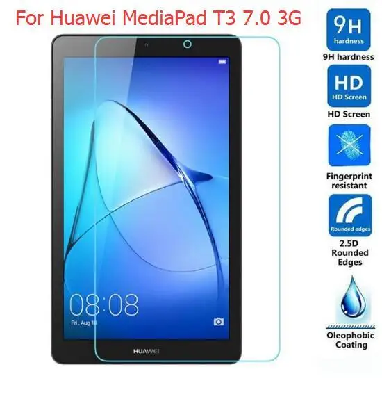 Закаленное стекло для Huawei MediaPad T37 T3 7 3G BG2 U01 дюймовая Защитная пленка планшета 0