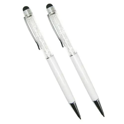 Удивительная цена Stylus 2 в 1 кристаллический Стилус хорошее качество шариковая