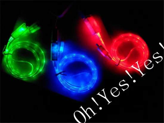 HOT Sale LED Light Micro USB Charger Data Sync Cable for Samsung Galaxy S4 HTC Android Cell Phone | Мобильные телефоны и