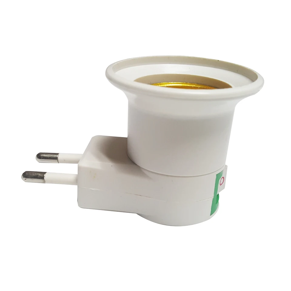 Дешевая основа для лампы E27 светодиодная лампа штепсельная вилка Европейского