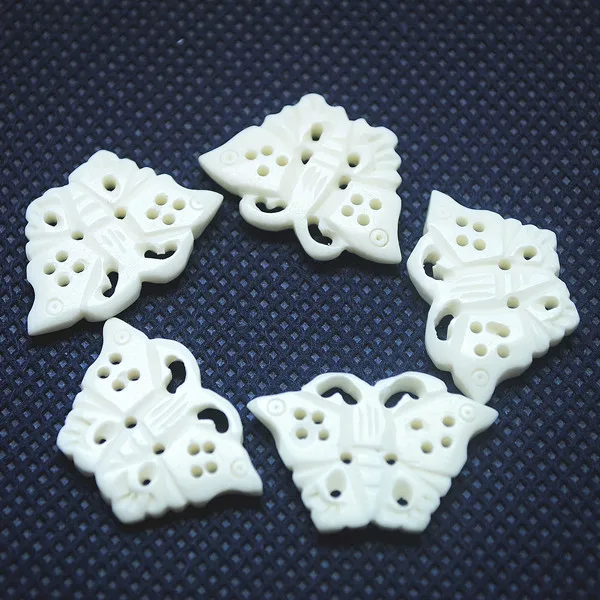 Подвески в виде белых бабочек 5 шт. маленькие части для изготовления ювелирных