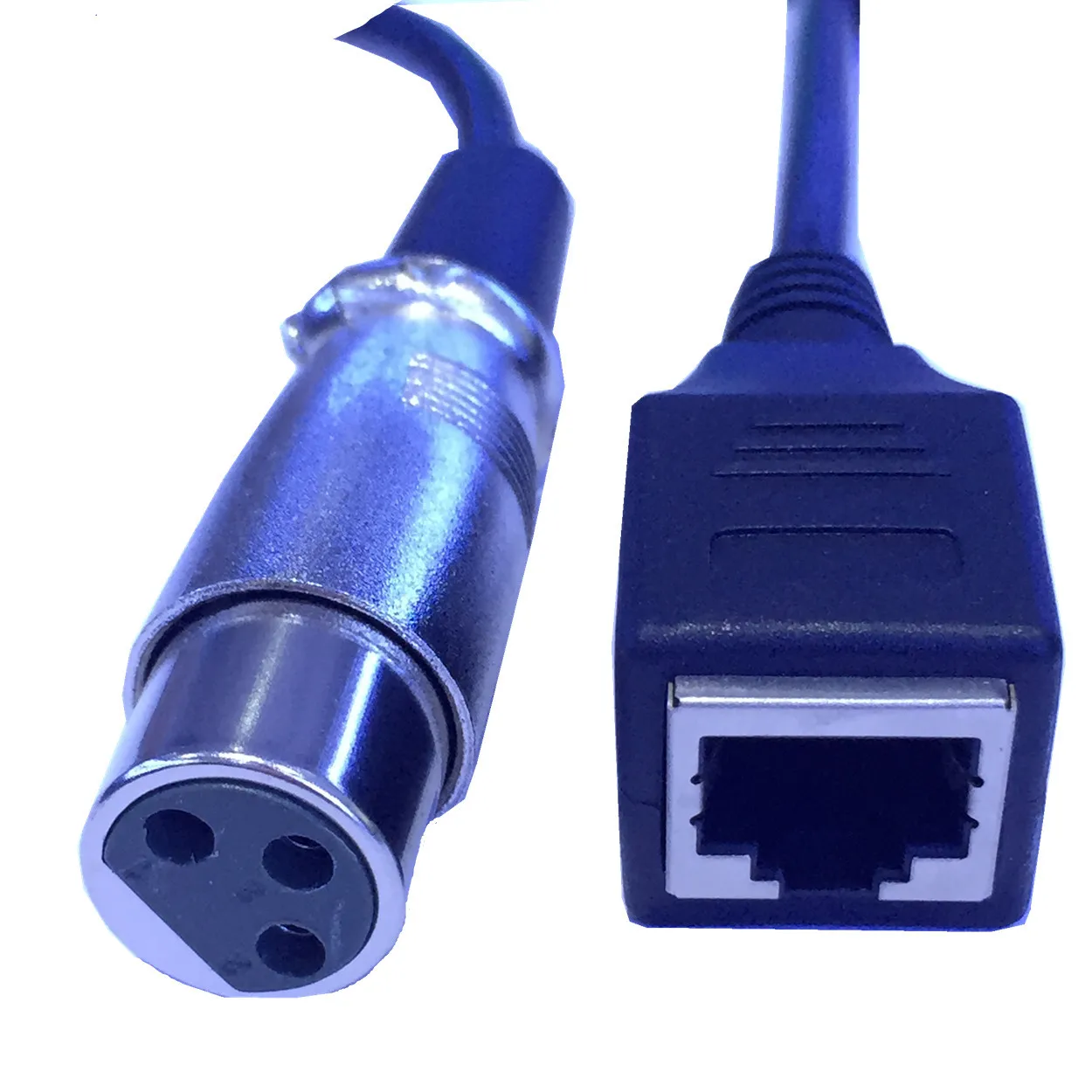 Светодиодный свет кабель передачи XLR3 к RJ45 женский расширение XLR